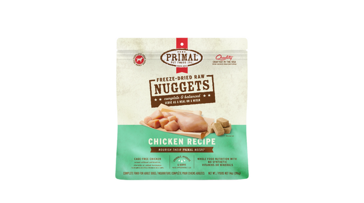 Primal_FDR_Nuggets_Dog_Chicken_14oz_1117-1_Frnt