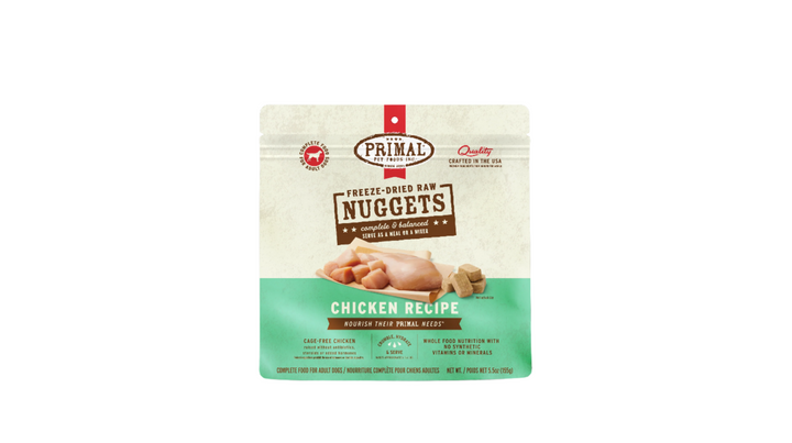 Primal_FDR_Nuggets_Dog_Chicken_5oz_1125-1_Frnt