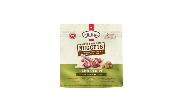 Primal_FDR_Nuggets_Dog_Lamb_5oz_1127-1_Frnt